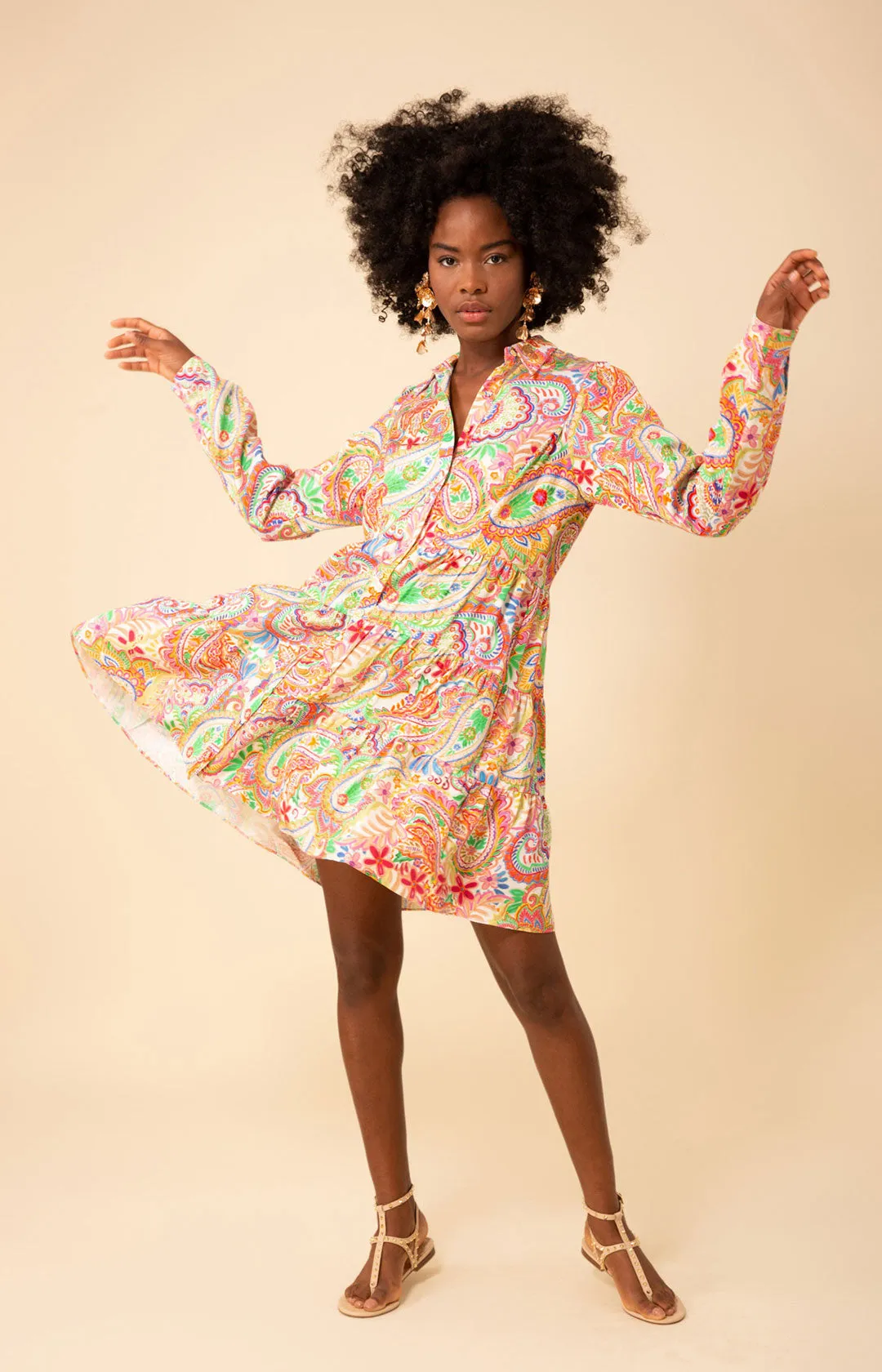 Alani Tiered Dress sold by Hale Bob product image thumbnail 5