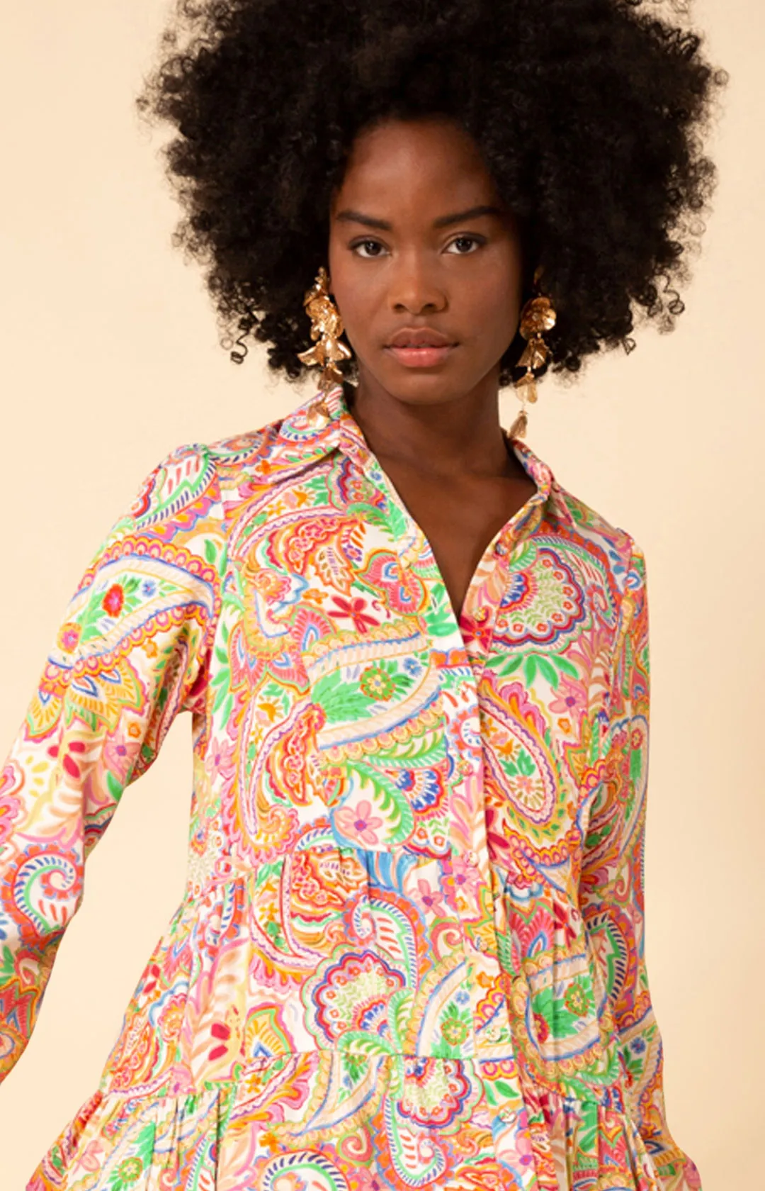 Alani Tiered Dress sold by Hale Bob product image thumbnail 3