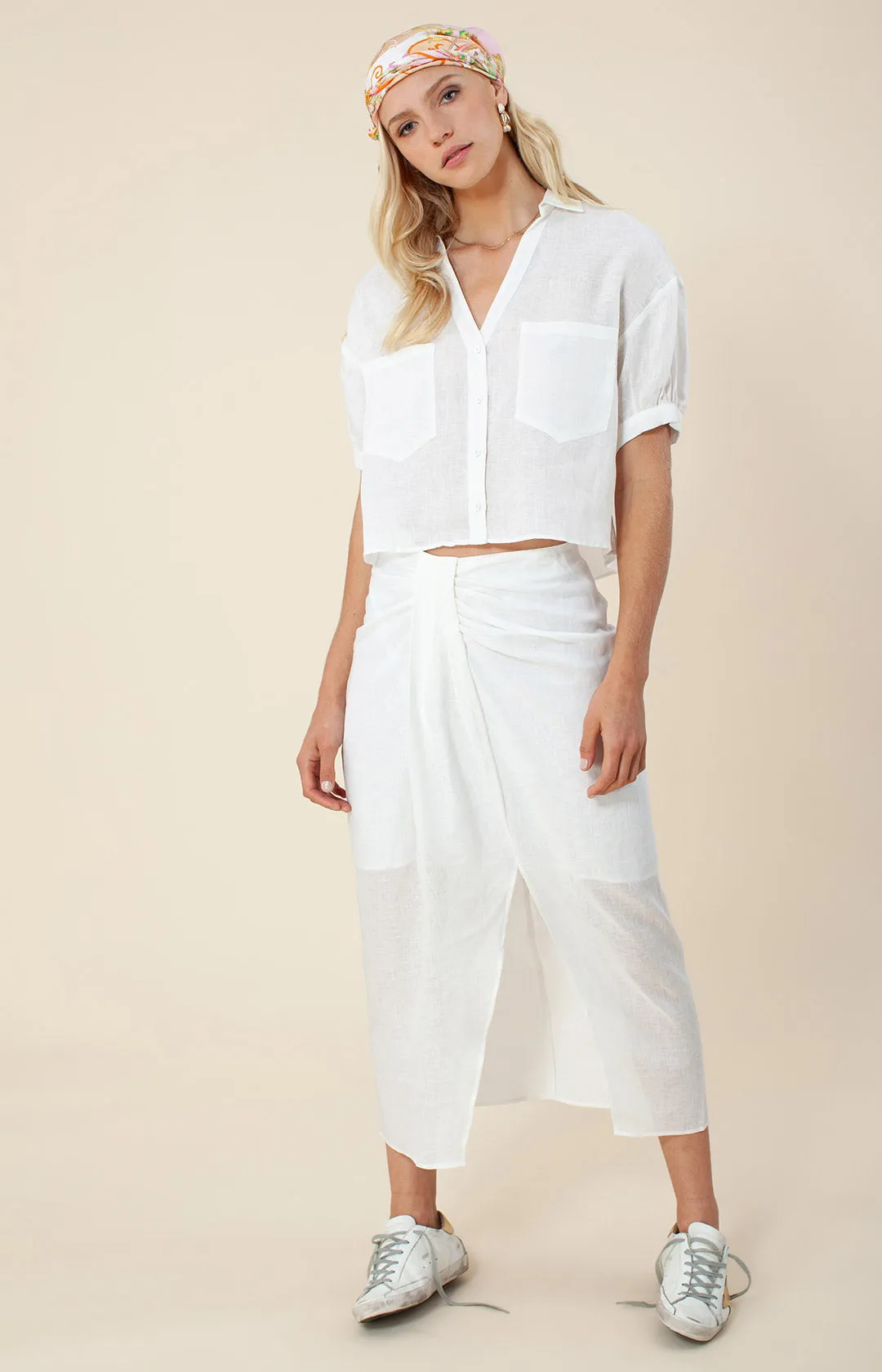 Sophrona Solid Skirt sold by Hale Bob