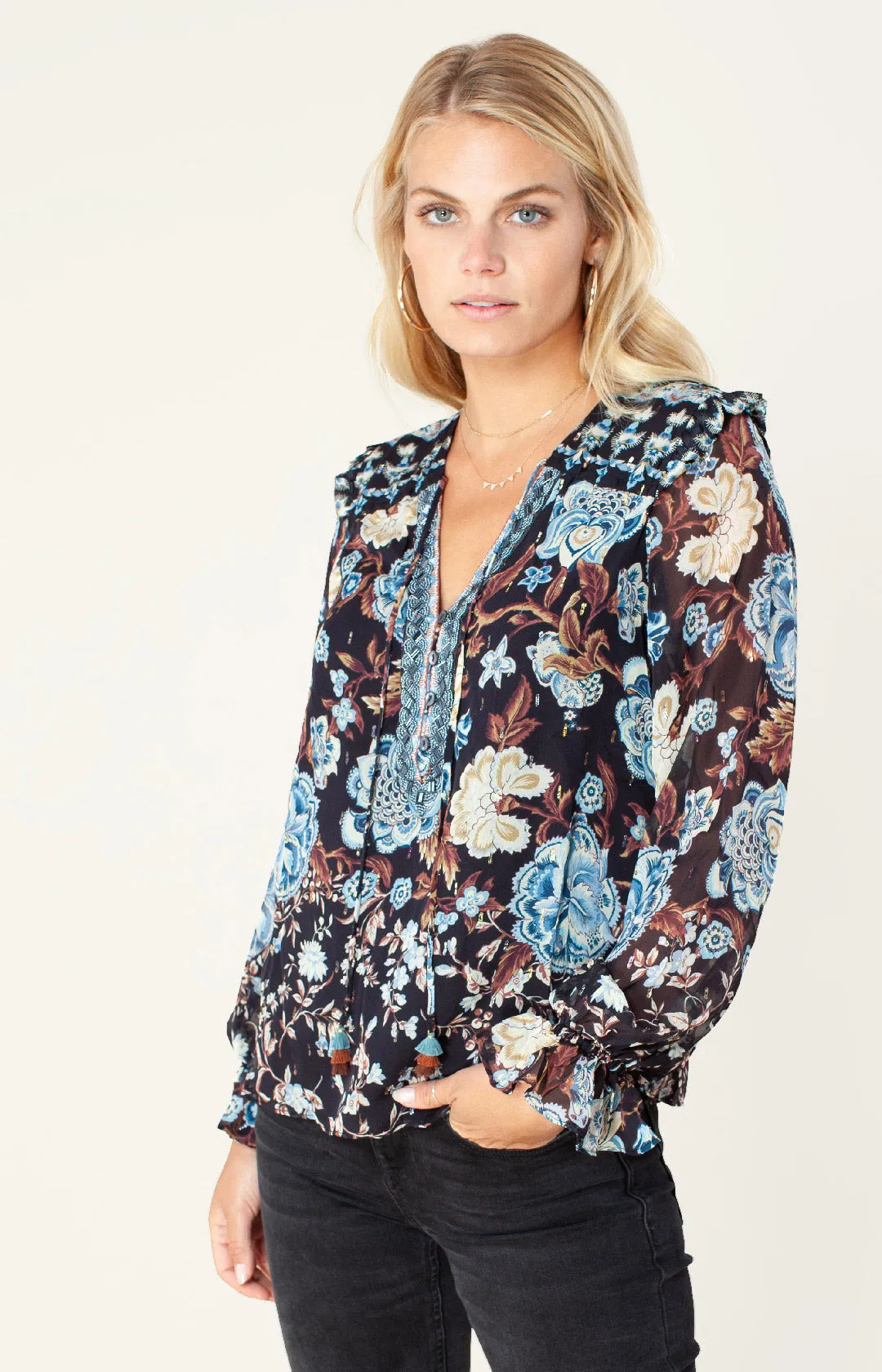 Petra Lurex Top Beaded sold by Hale Bob