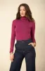 Lilou Solid Jersey Turtleneck Top sold by Hale Bob