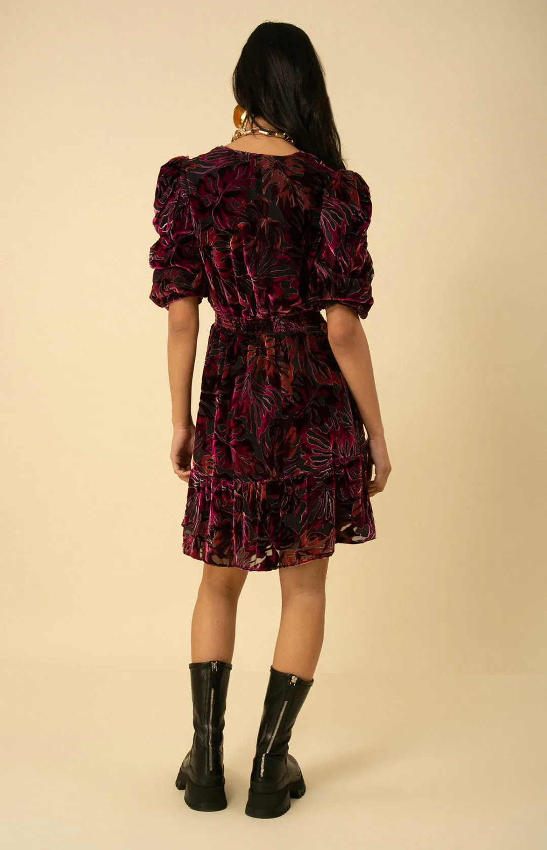 Willow Velvet Burnout Dress sold by Hale Bob product image thumbnail 2
