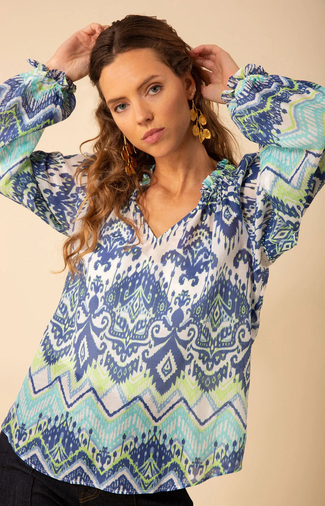 Lilah Voile Top sold by Hale Bob product image thumbnail 5