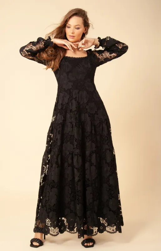 Saige Lace Maxi Dress sold by Hale Bob
