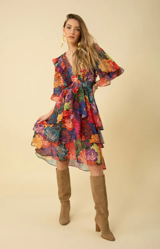 Chloe Tiered Dress sold by Hale Bob