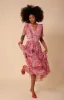 Darcey Chiffon Tiered Dress sold by Hale Bob