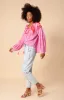 Amaria Solid Swiss Dot Top sold by Hale Bob