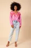 Amaria Solid Swiss Dot Top sold by Hale Bob