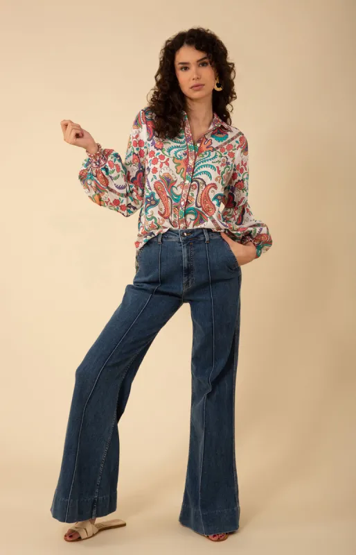 Marley Linen Top sold by Hale Bob