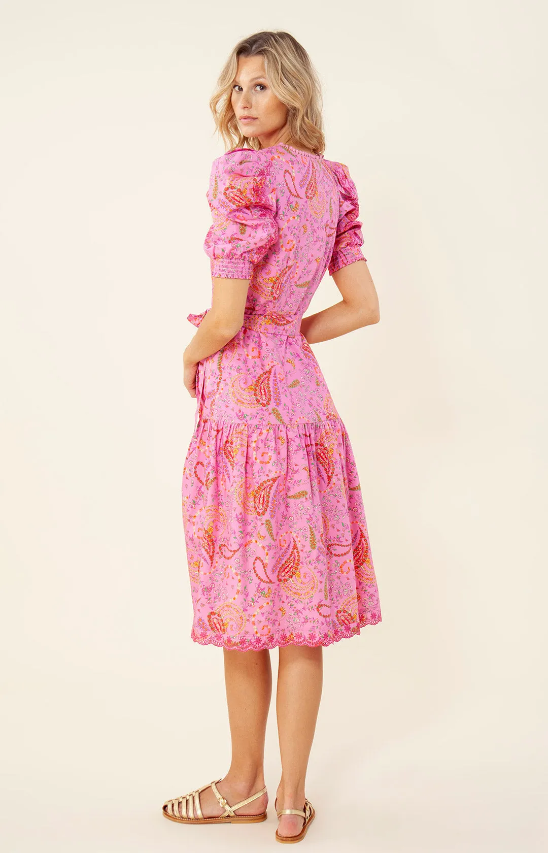 Elaina Poplin Midi Dress sold by Hale Bob product image thumbnail 2