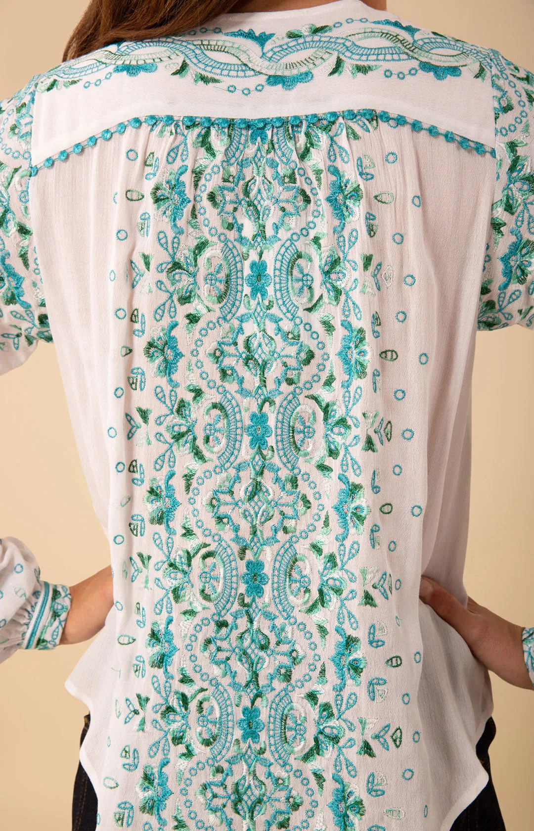 Cora Embroidered Top sold by Hale Bob product image thumbnail 4