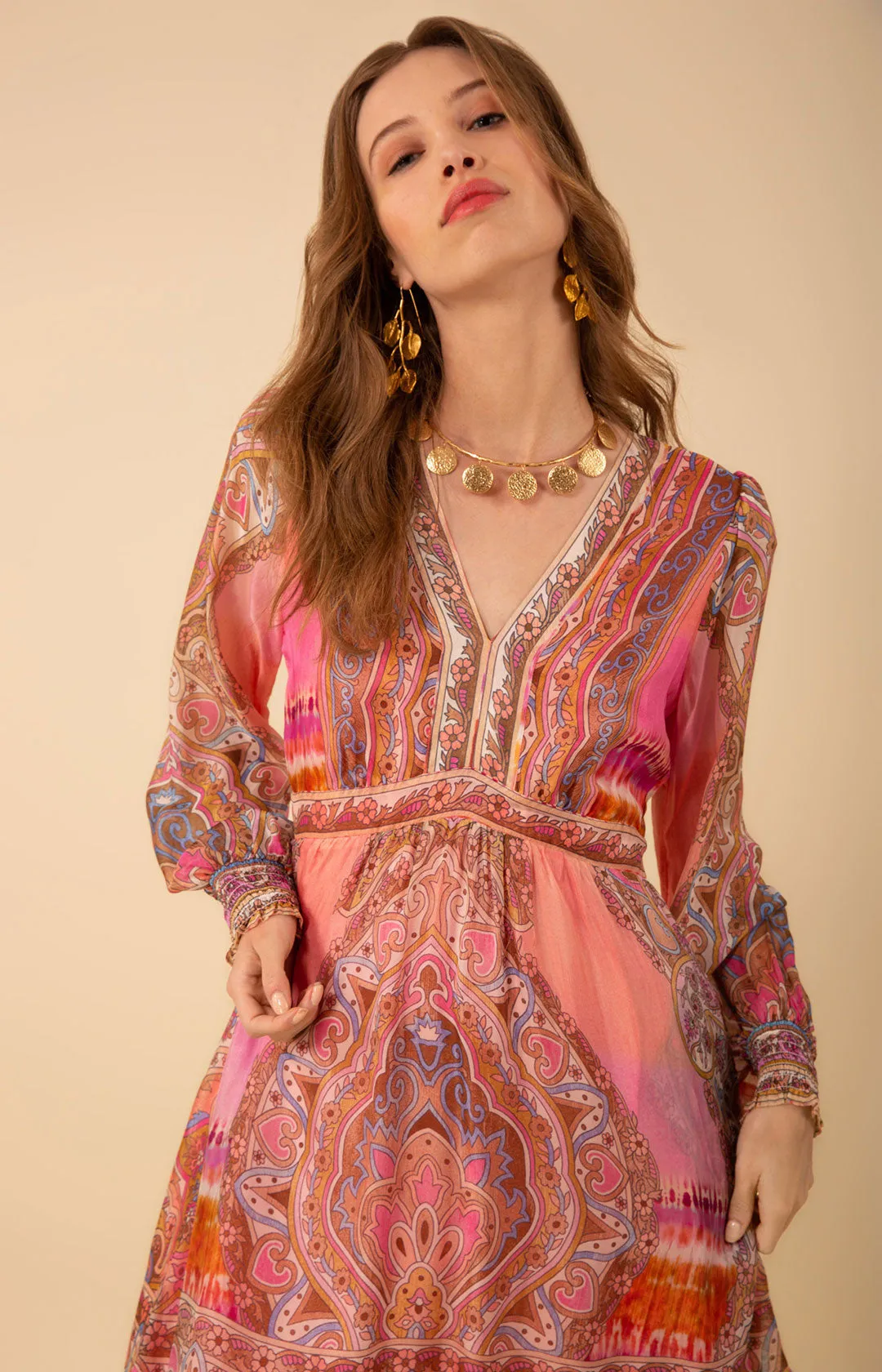 Allison Chiffon Dress sold by Hale Bob product image thumbnail 3