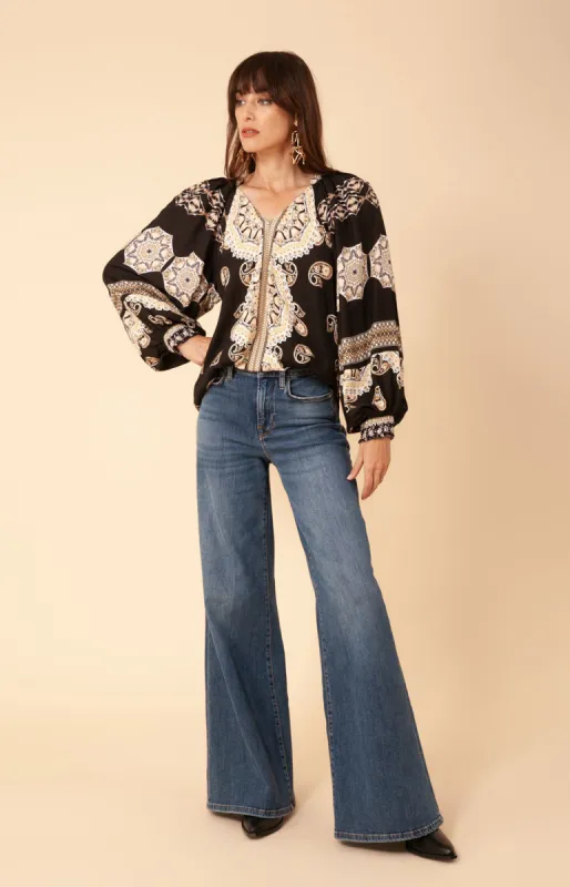 Levi Crepe Top sold by Hale Bob