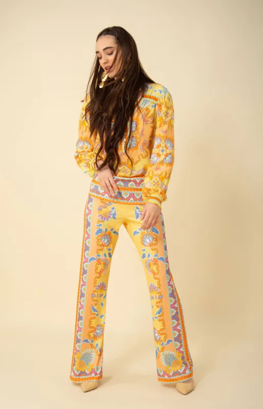 Madelyn Jersey Foldover Pants sold by Hale Bob