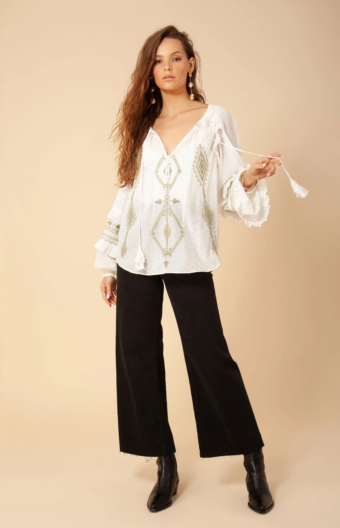 Dyana Embroidered Top sold by Hale Bob product image thumbnail 5
