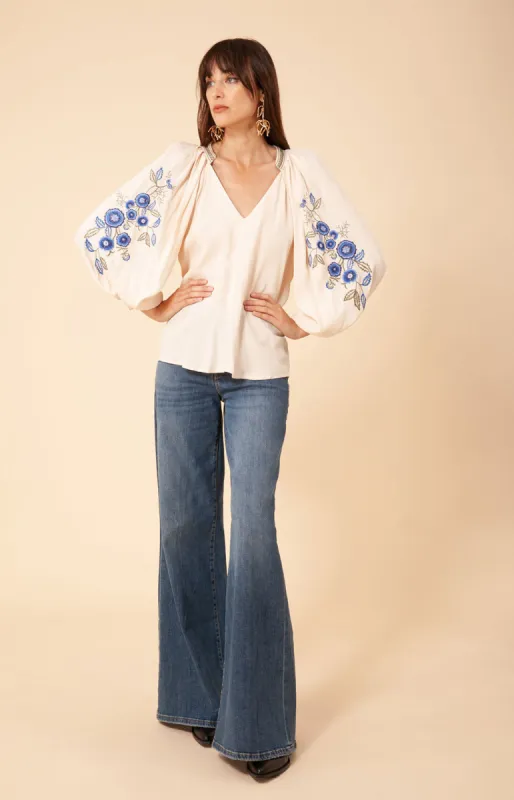 Elsa Embroidered Tunic sold by Hale Bob