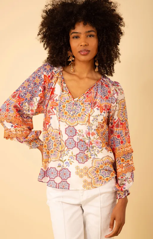 Lilith Voile Top sold by Hale Bob