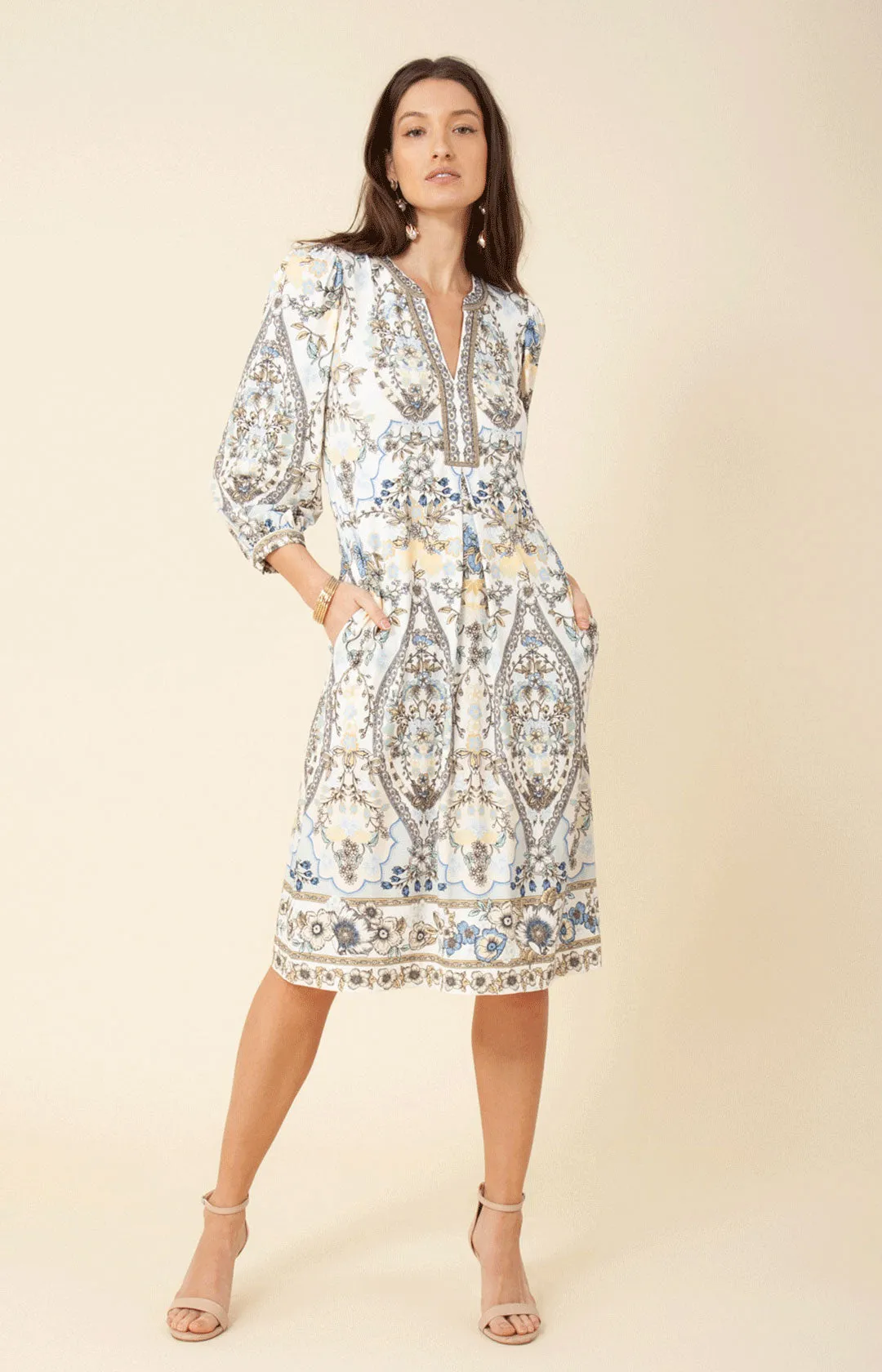 Adelia Jersey Dress Beaded sold by Hale Bob product image thumbnail 5