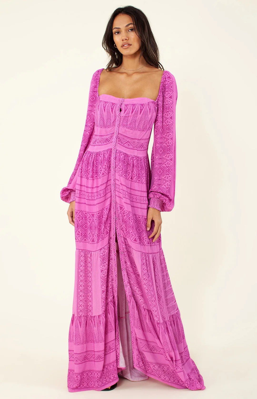 Anci Tiered Maxi Dress sold by Hale Bob product image thumbnail 5