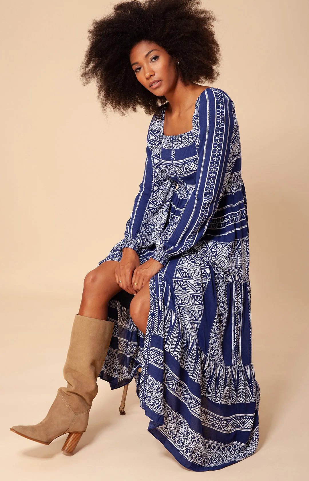 Anci Tiered Maxi Dress sold by Hale Bob product image thumbnail 3