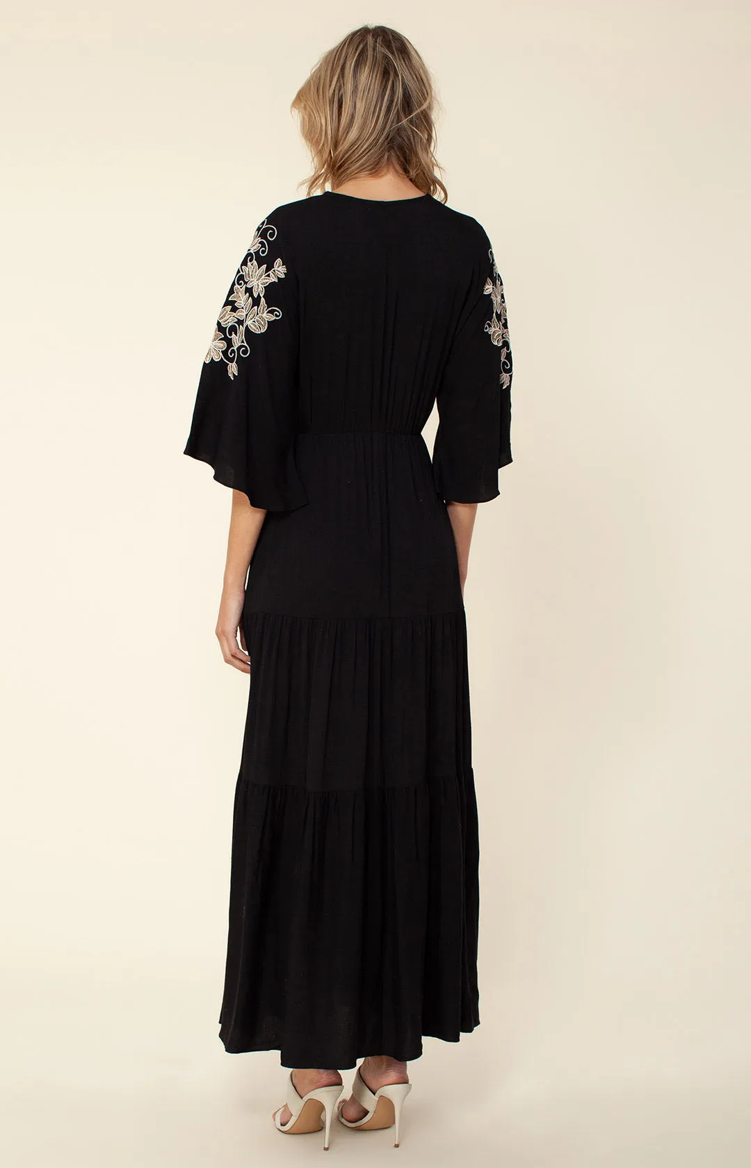Cecilia Embroidered Maxi Dress sold by Hale Bob product image thumbnail 2
