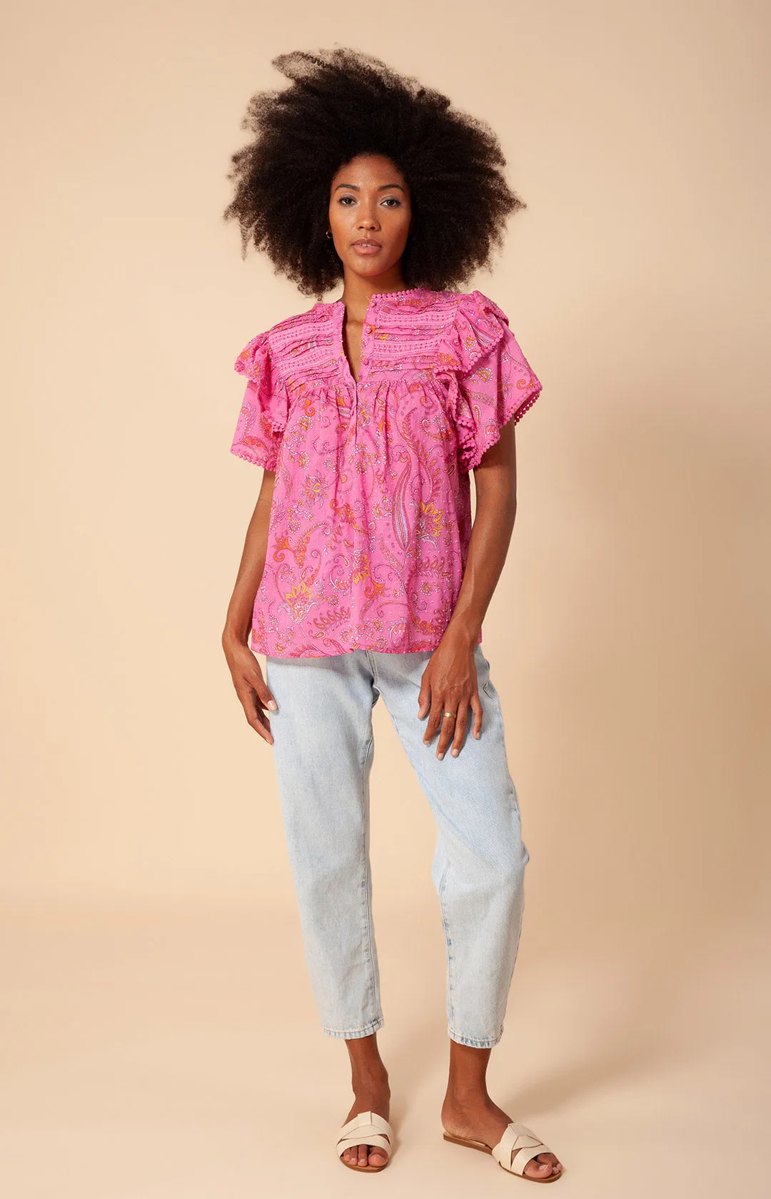 Luanne Swiss Dot Top sold by Hale Bob product image thumbnail 5