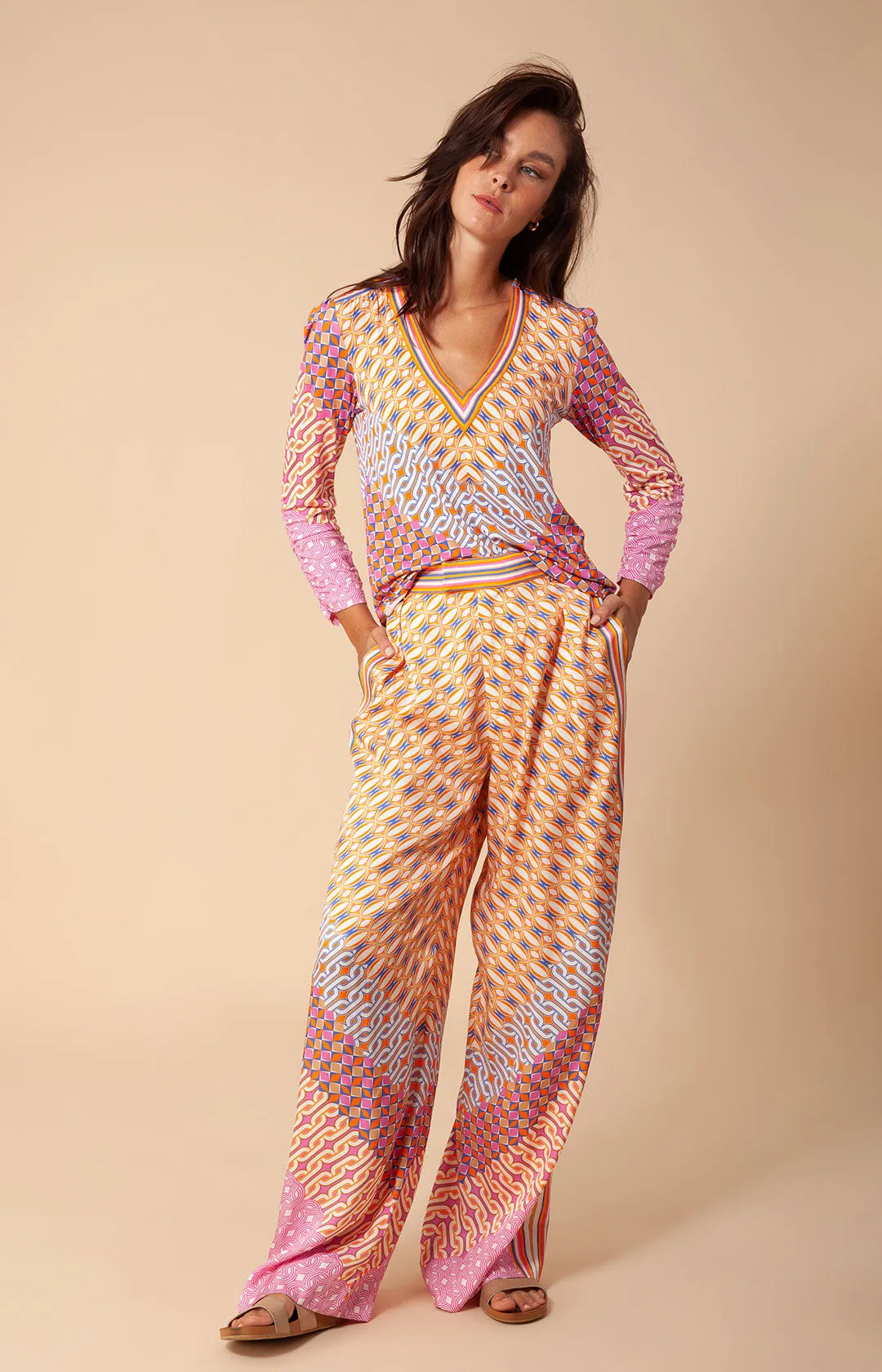 Hattie Wide Leg Pant sold by Hale Bob product image thumbnail 4