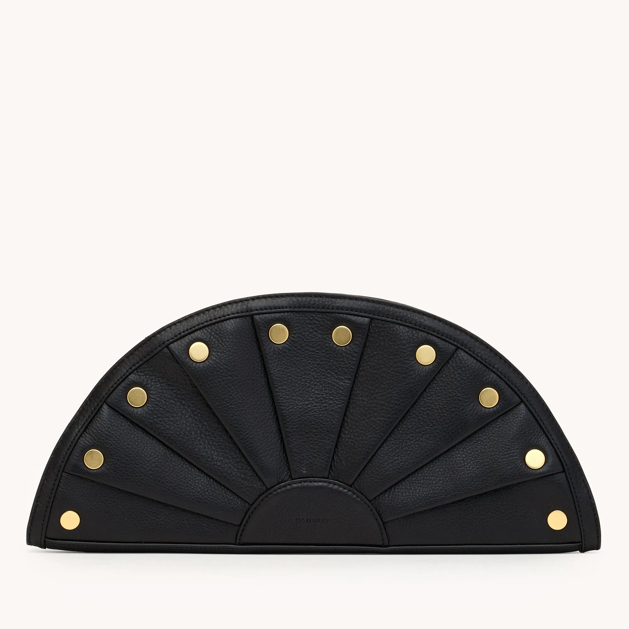 Shelley Clutch | Black/Brushed Gold sold by Hammitt