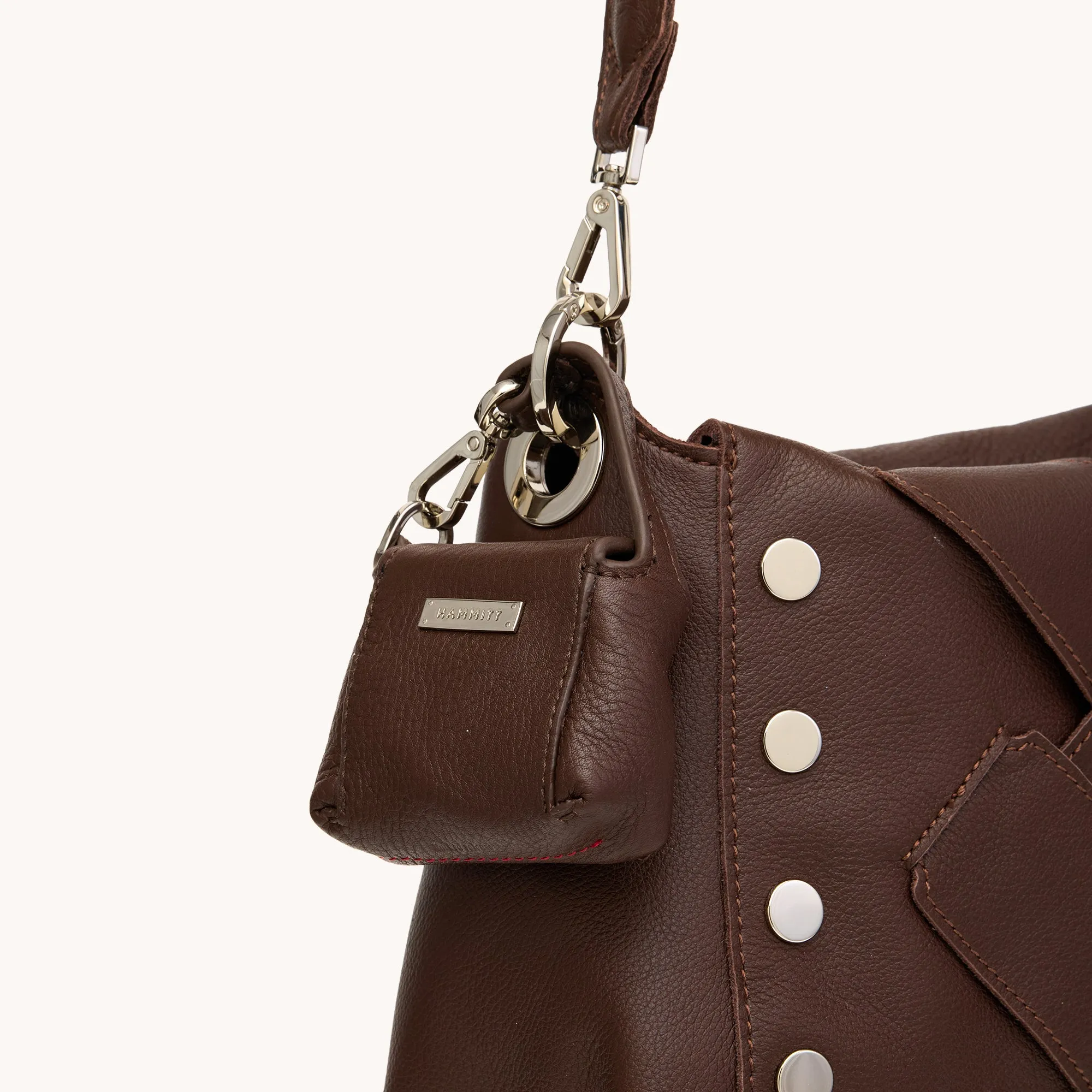 Mini B | Espresso Pebble/Silver sold by Hammitt product image thumbnail 3