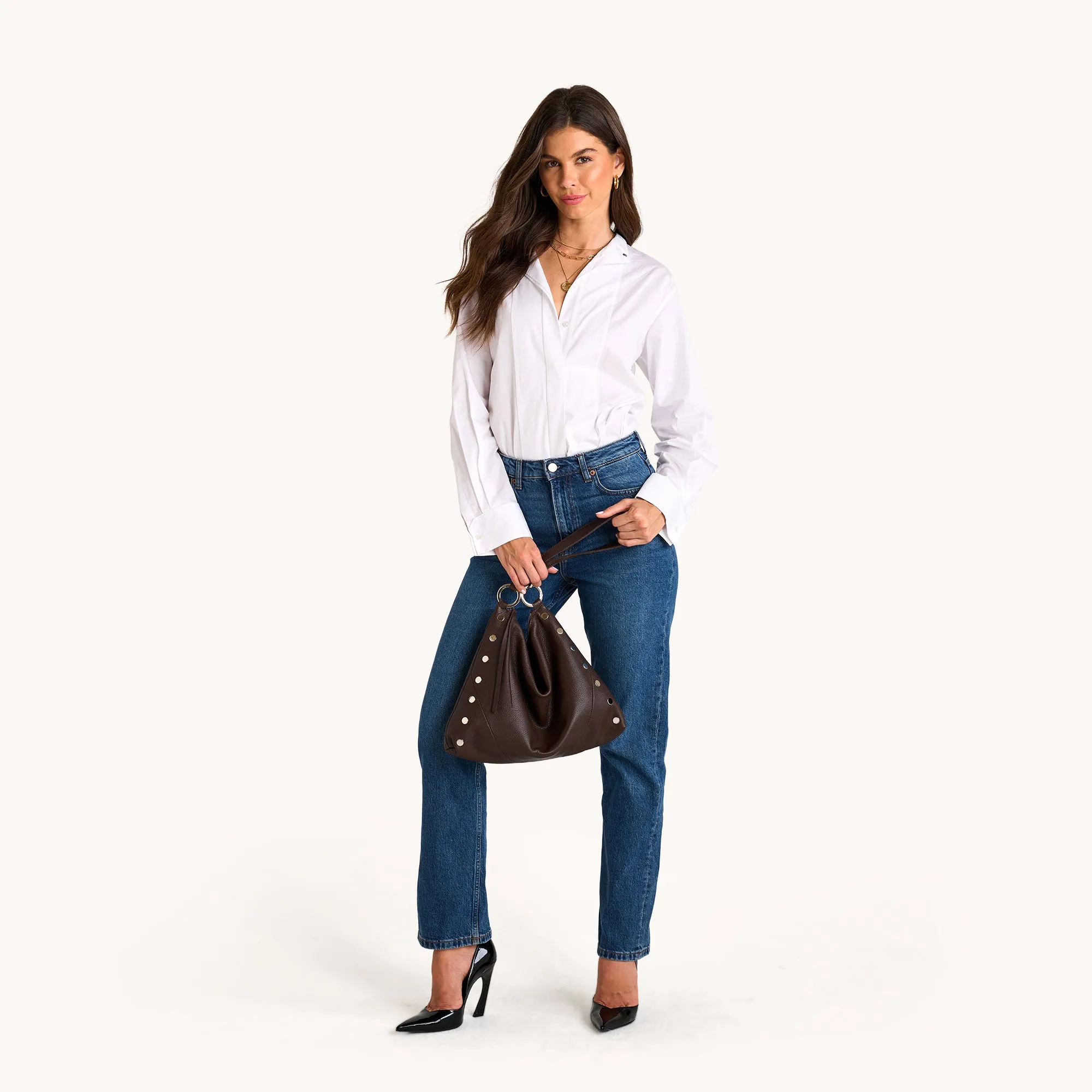 Kyle | Espresso Pebble/Silver | Lrg sold by Hammitt product image thumbnail 5