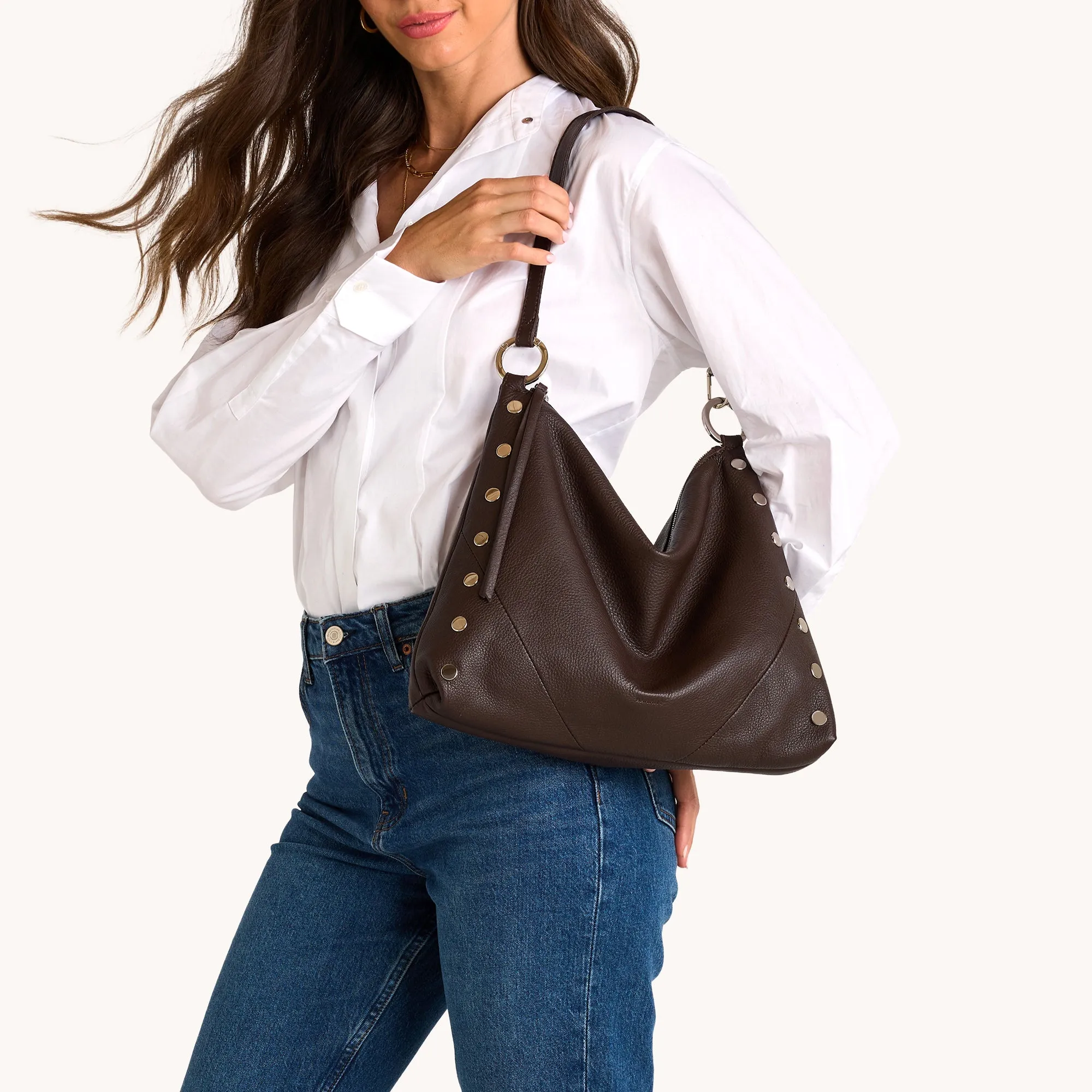 Kyle | Espresso Pebble/Silver | Lrg sold by Hammitt product image thumbnail 3