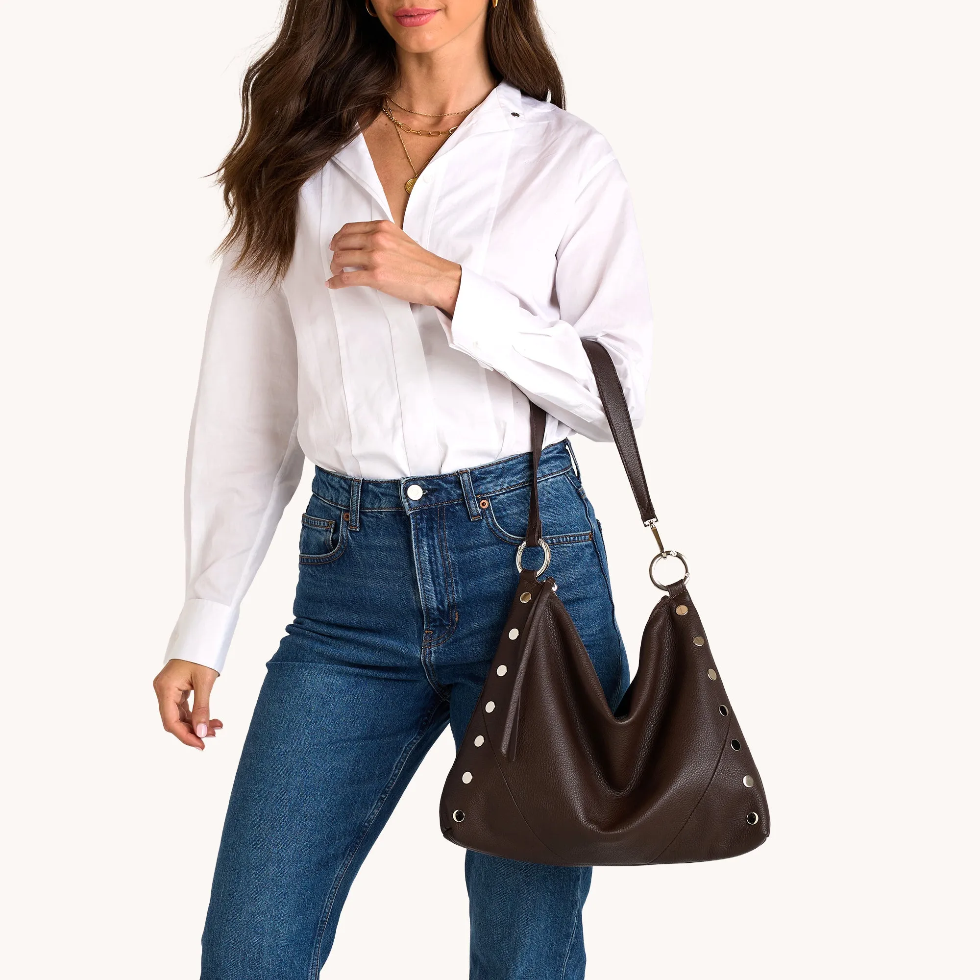 Kyle | Espresso Pebble/Silver | Lrg sold by Hammitt product image thumbnail 4