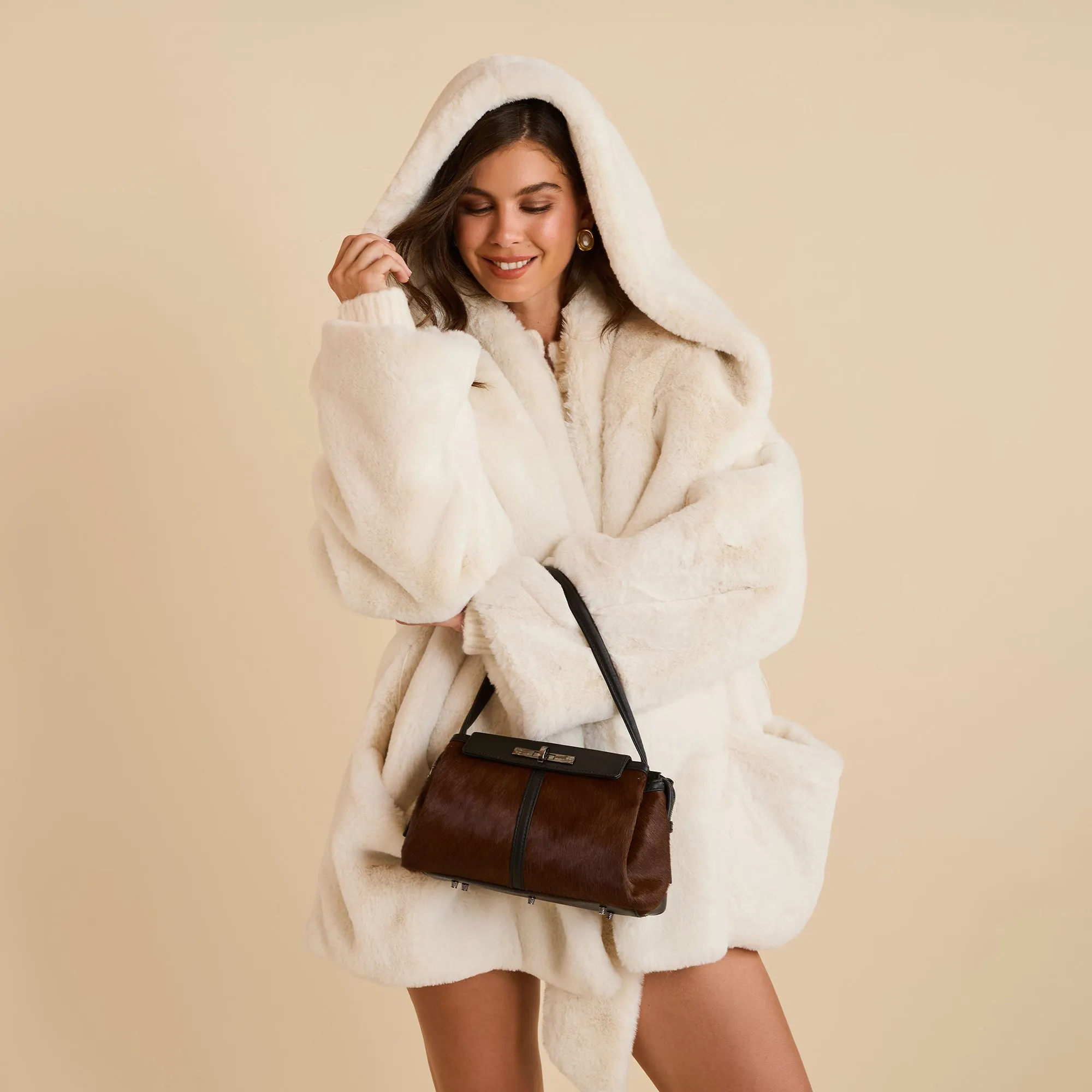 Charlotte | Calf Hair/Gunmetal | Med sold by Hammitt product image thumbnail 2