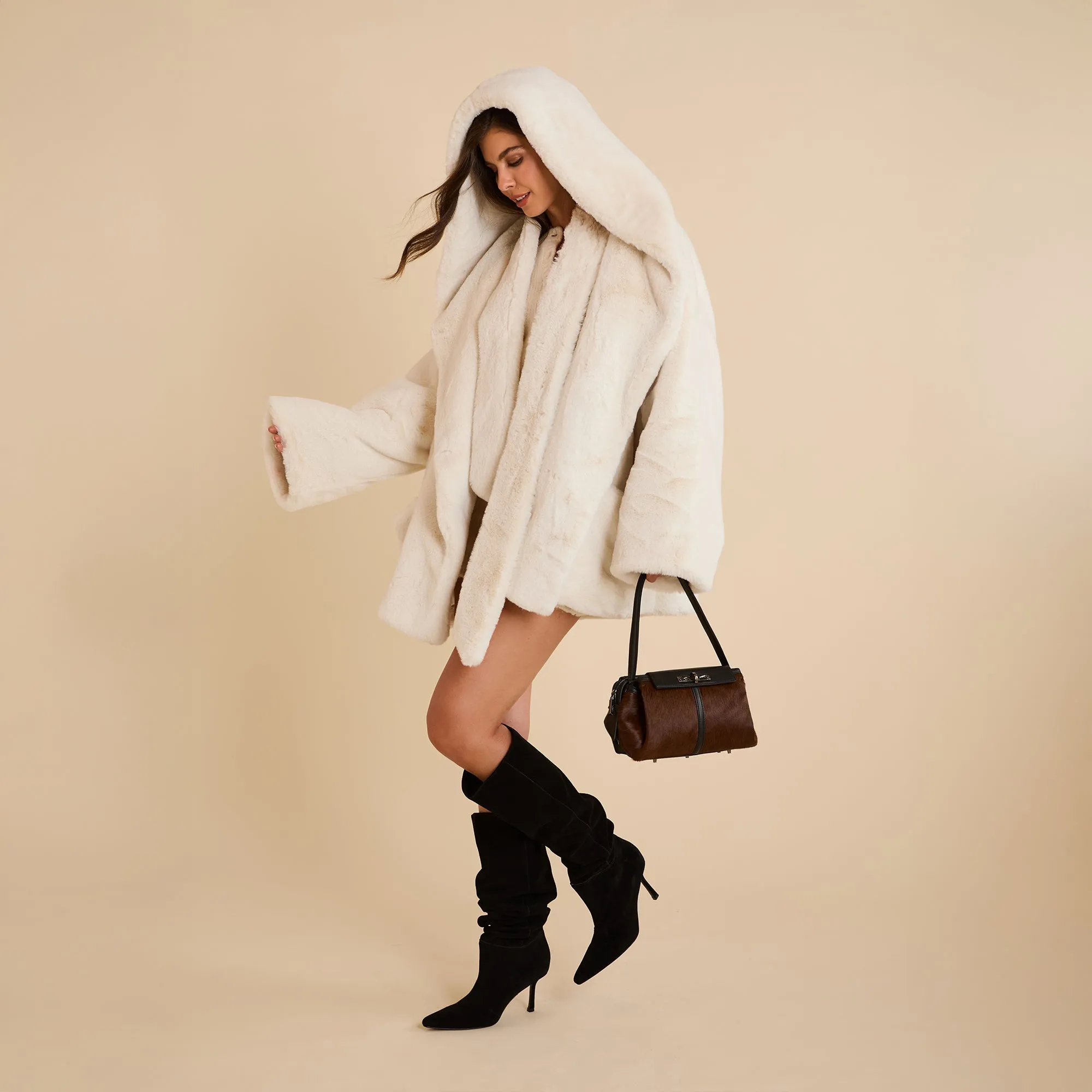 Charlotte | Calf Hair/Gunmetal | Med sold by Hammitt product image thumbnail 3