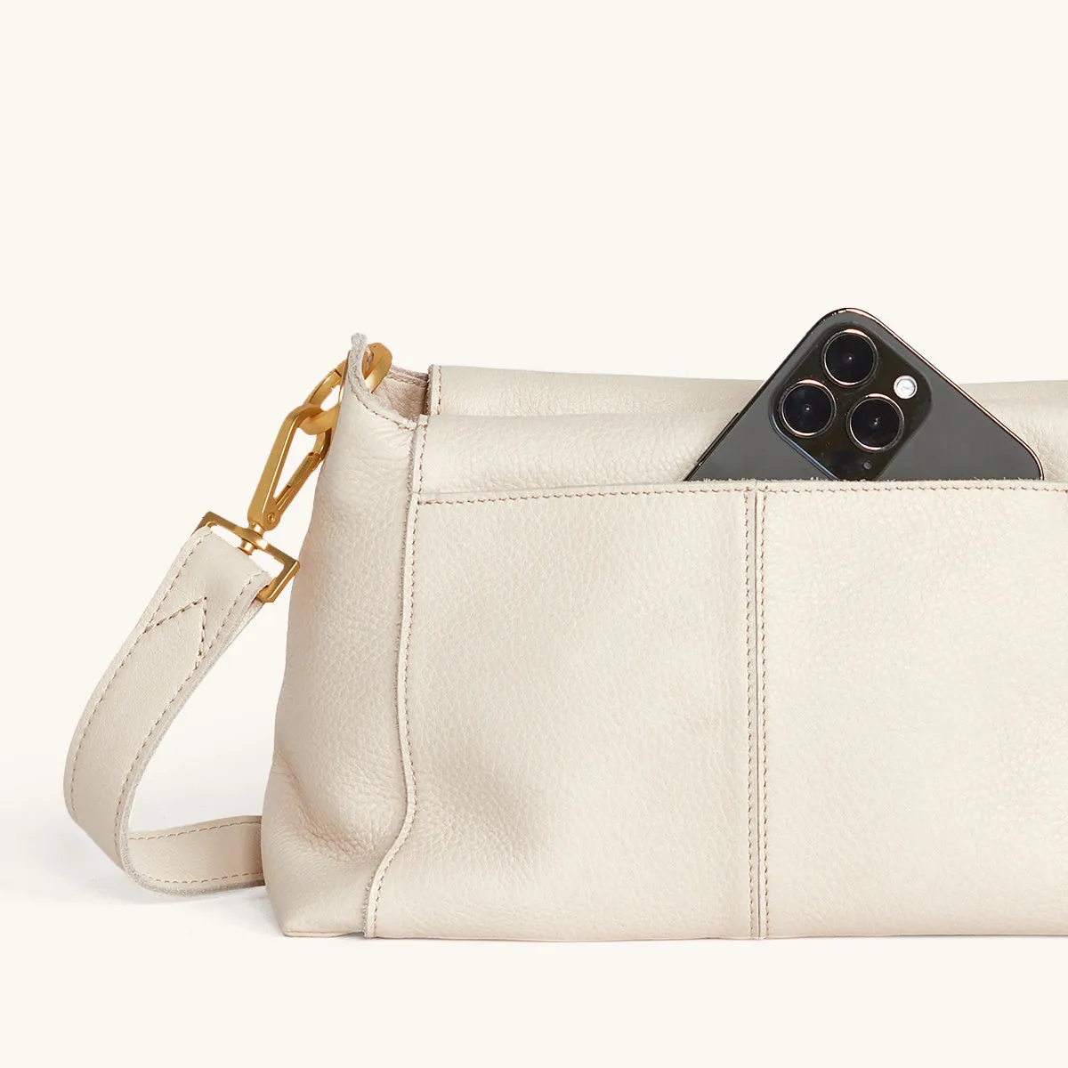 Bryant | Calla Lily White/Brushed Gold | Med sold by Hammitt product image thumbnail 2