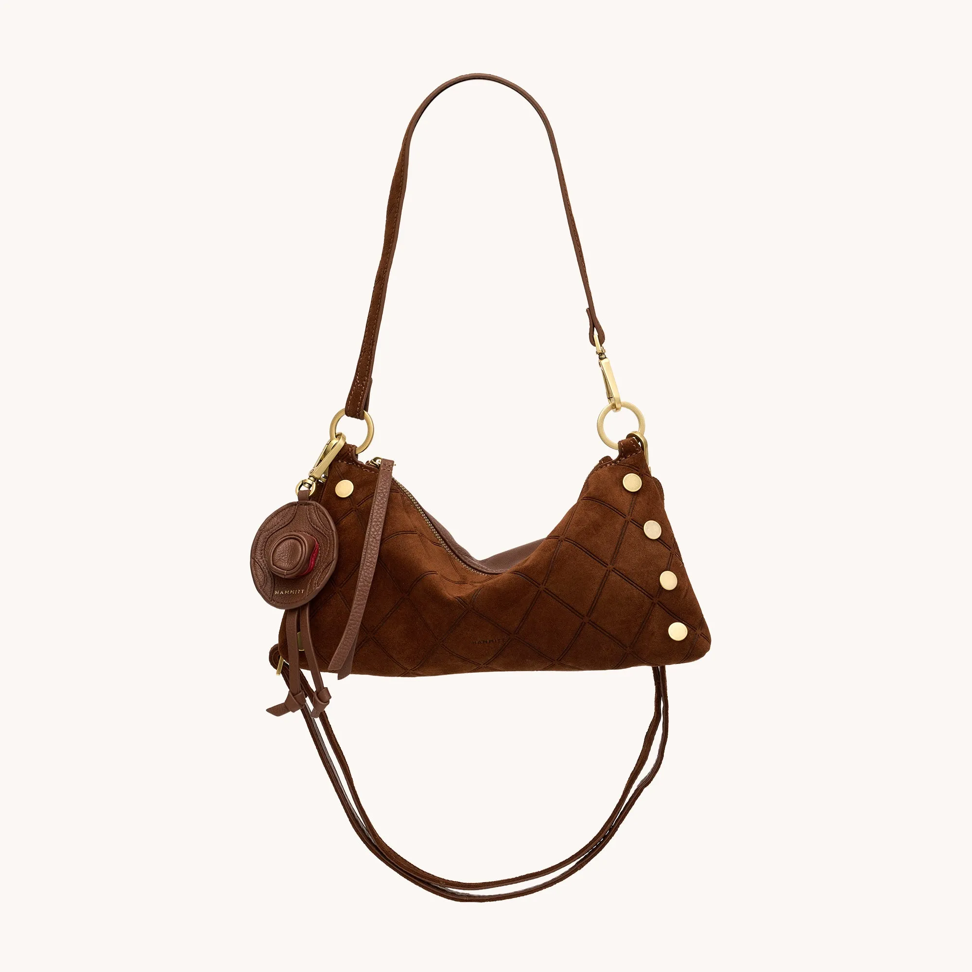 Cowboy Russ Charm | Chocolate Diamond Pebble/Antique Gold sold by Hammitt product image thumbnail 4