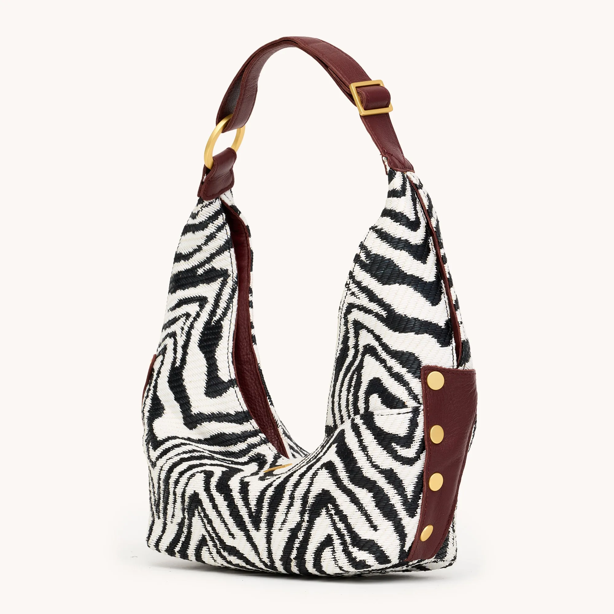 Tom Zip | Zebra/Brushed Gold | Med sold by Hammitt product image thumbnail 5