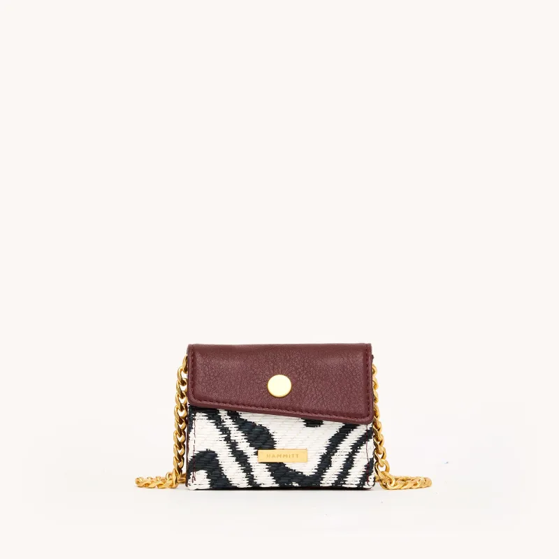 Montana Pendant | Zebra/Brushed Gold sold by Hammitt