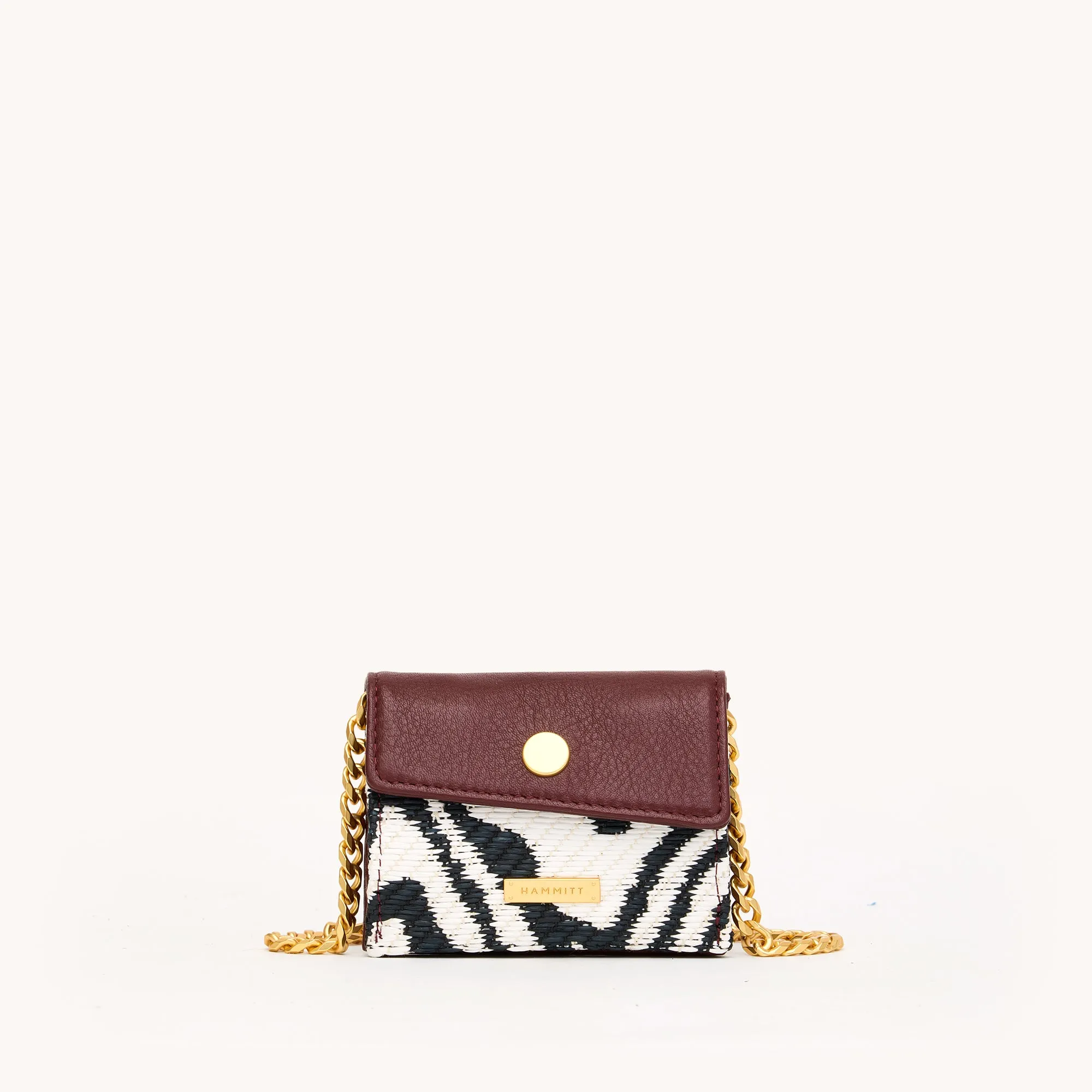 Montana Pendant | Zebra/Brushed Gold sold by Hammitt