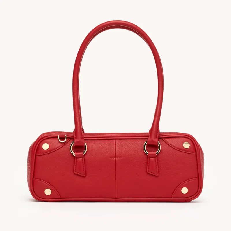 Meredith | Chili Red/Gold | Sml sold by Hammitt