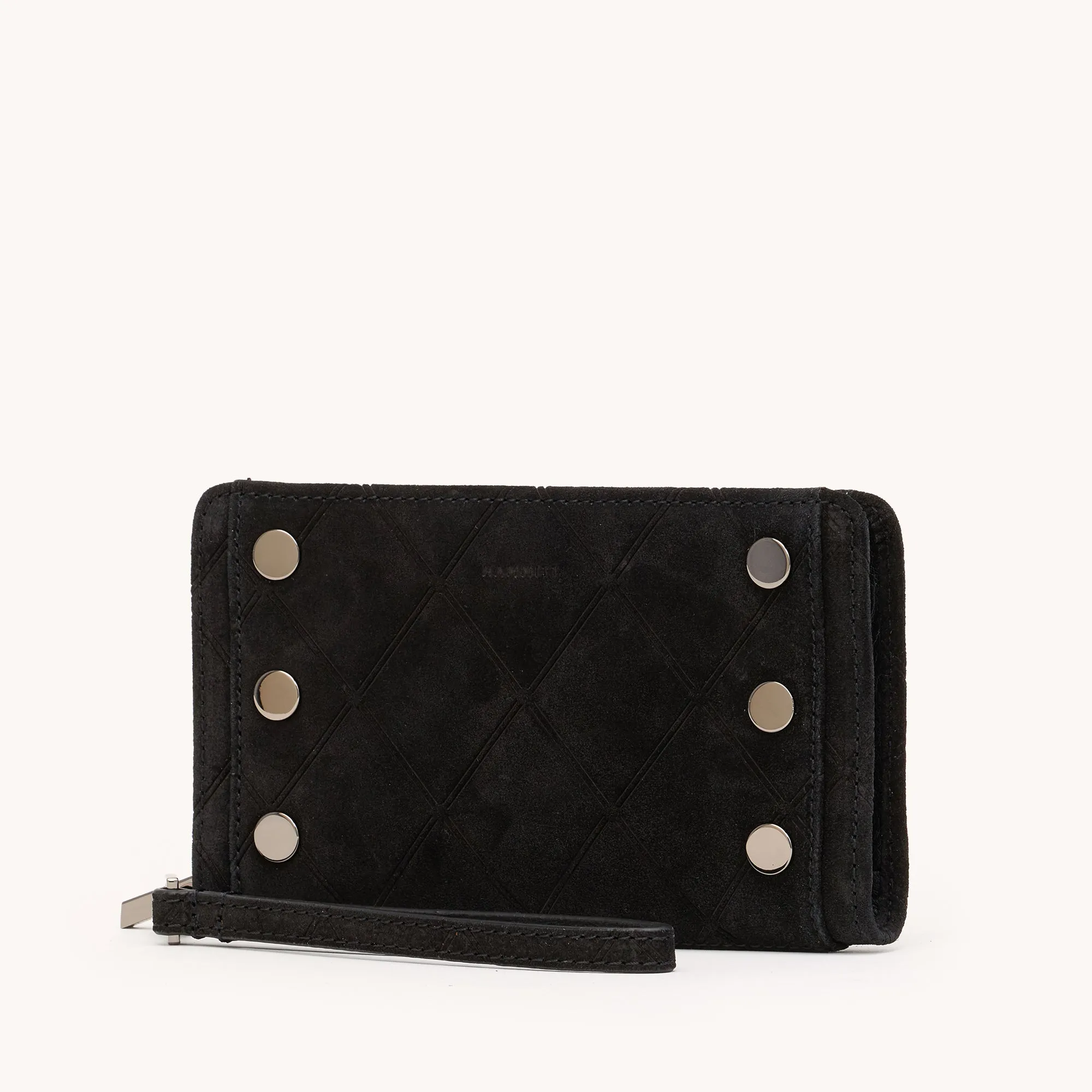 Bryant Wallet | Noir Diamond Suede/Gunmetal | Sml sold by Hammitt product image thumbnail 4