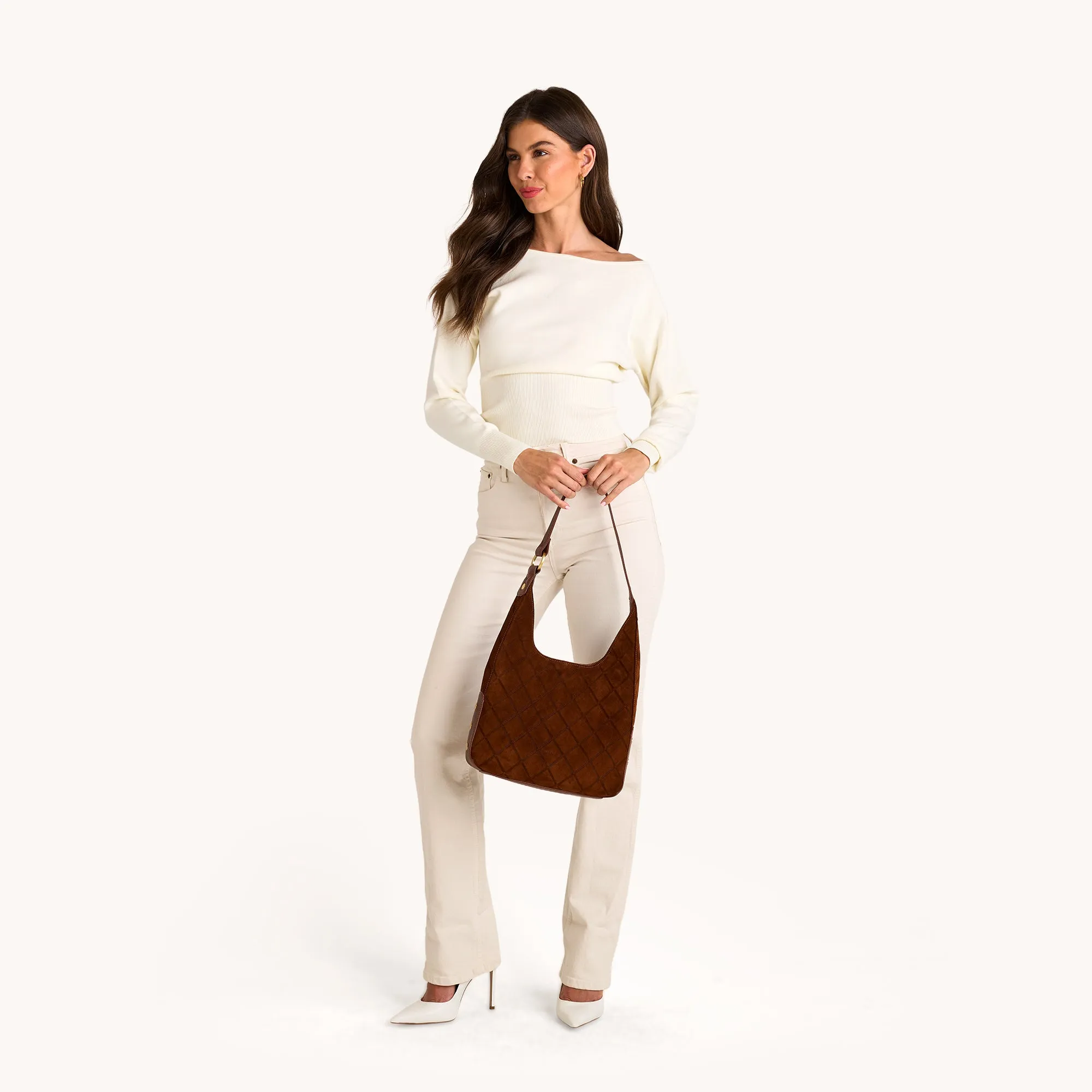 Tim | Chocolate Diamond Suede/Antique Gold | Med sold by Hammitt product image thumbnail 5