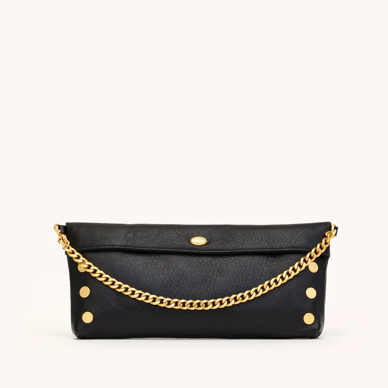 Invitation Clutch | Black/Brushed Gold sold by Hammitt