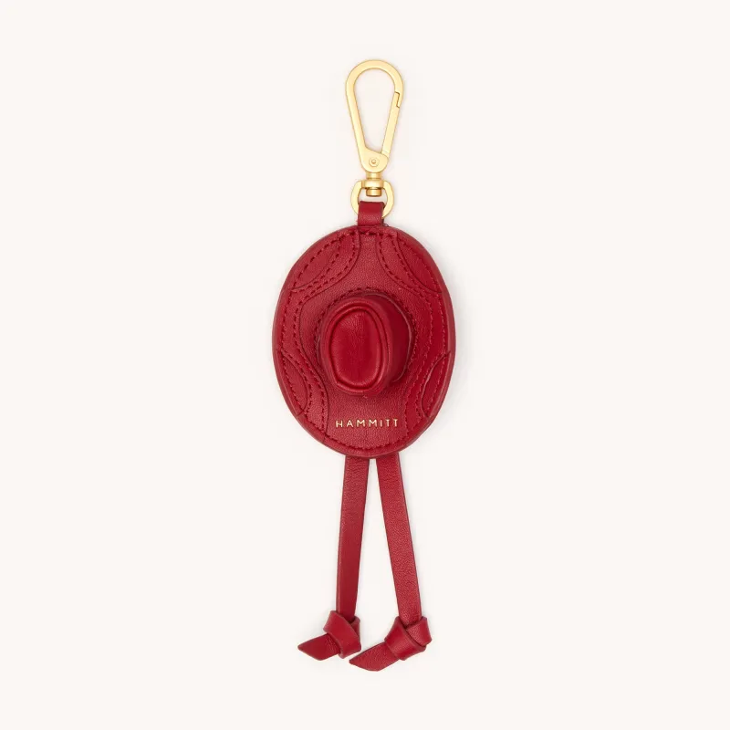 Cowboy Russ Charm | Red Flare/Brushed Gold sold by Hammitt