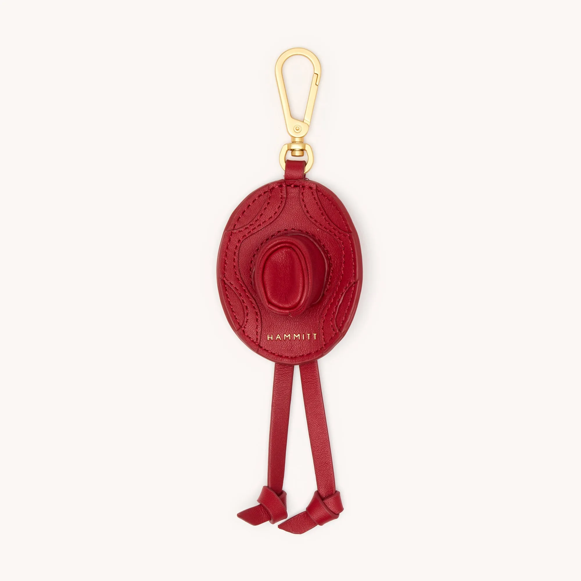 Cowboy Russ Charm | Red Flare/Brushed Gold sold by Hammitt