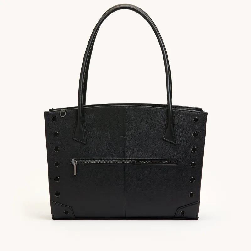 Elle Work Carry | Black/Gunmetal sold by Hammitt