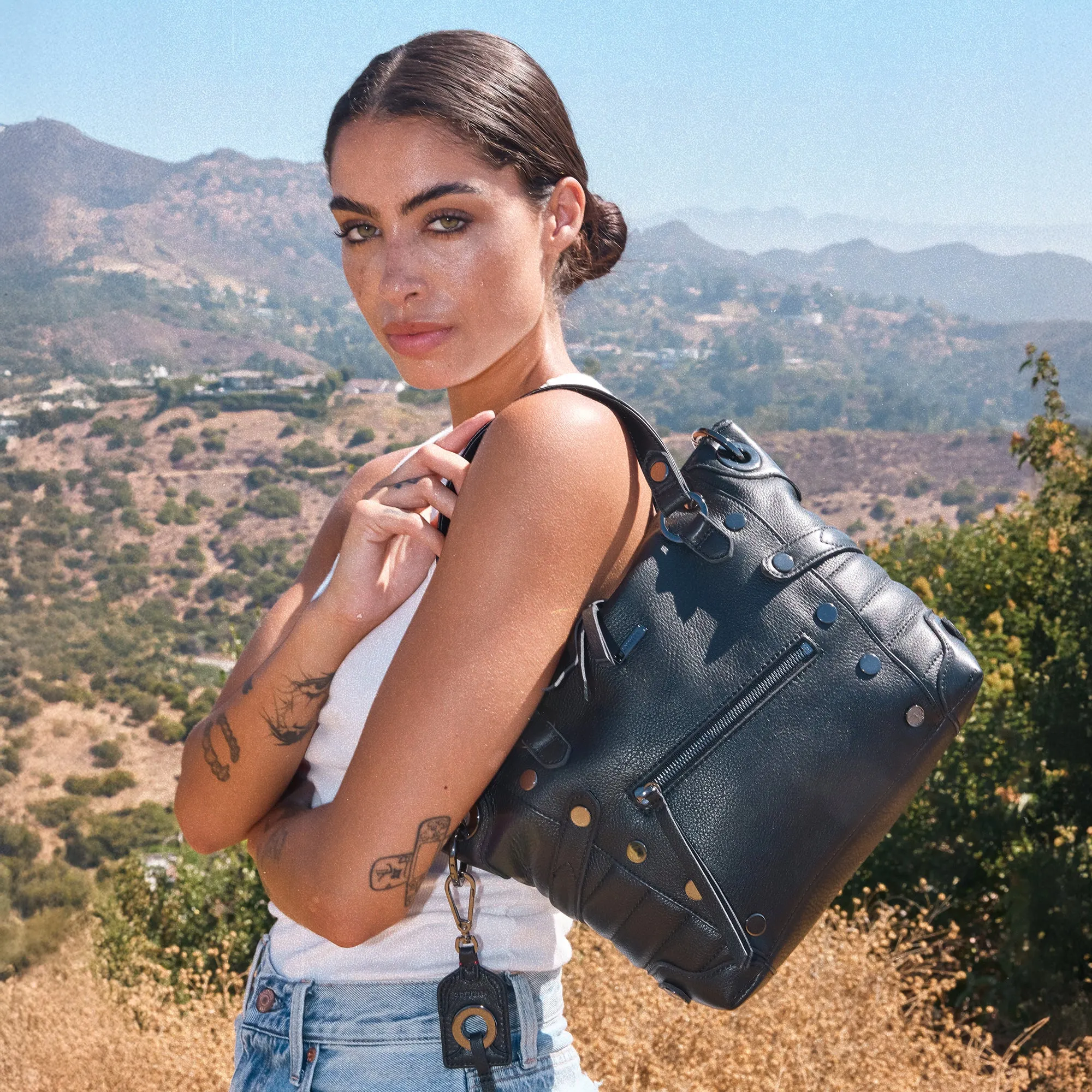 Daniel | Moto Black/Gunmetal | Med sold by Hammitt product image thumbnail 2