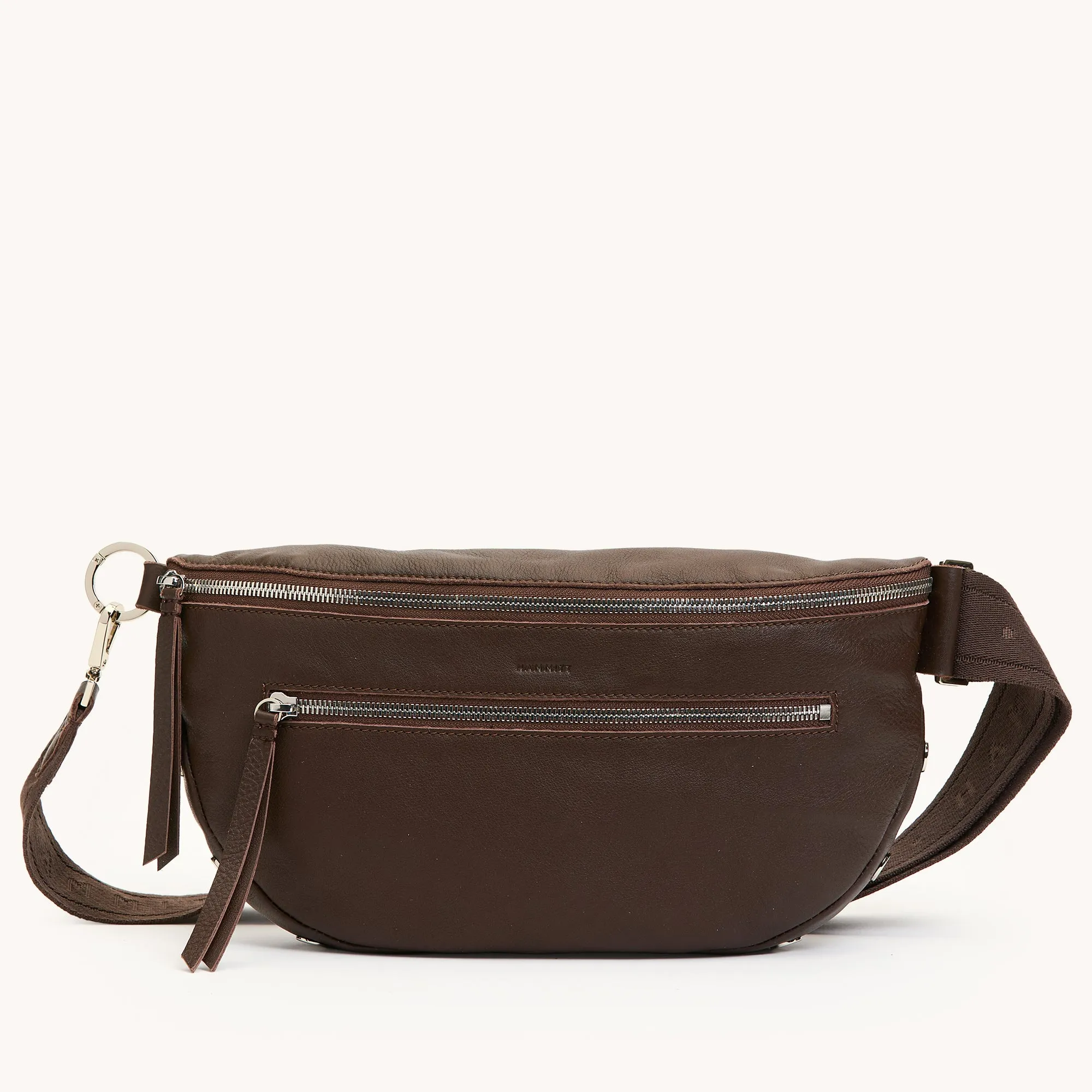 Charles Crossbody | Espresso Pebble/Silver | Lrg sold by Hammitt