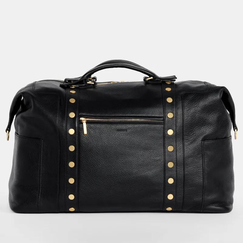 LAX Intl | Black/Brushed Gold Red Zip sold by Hammitt