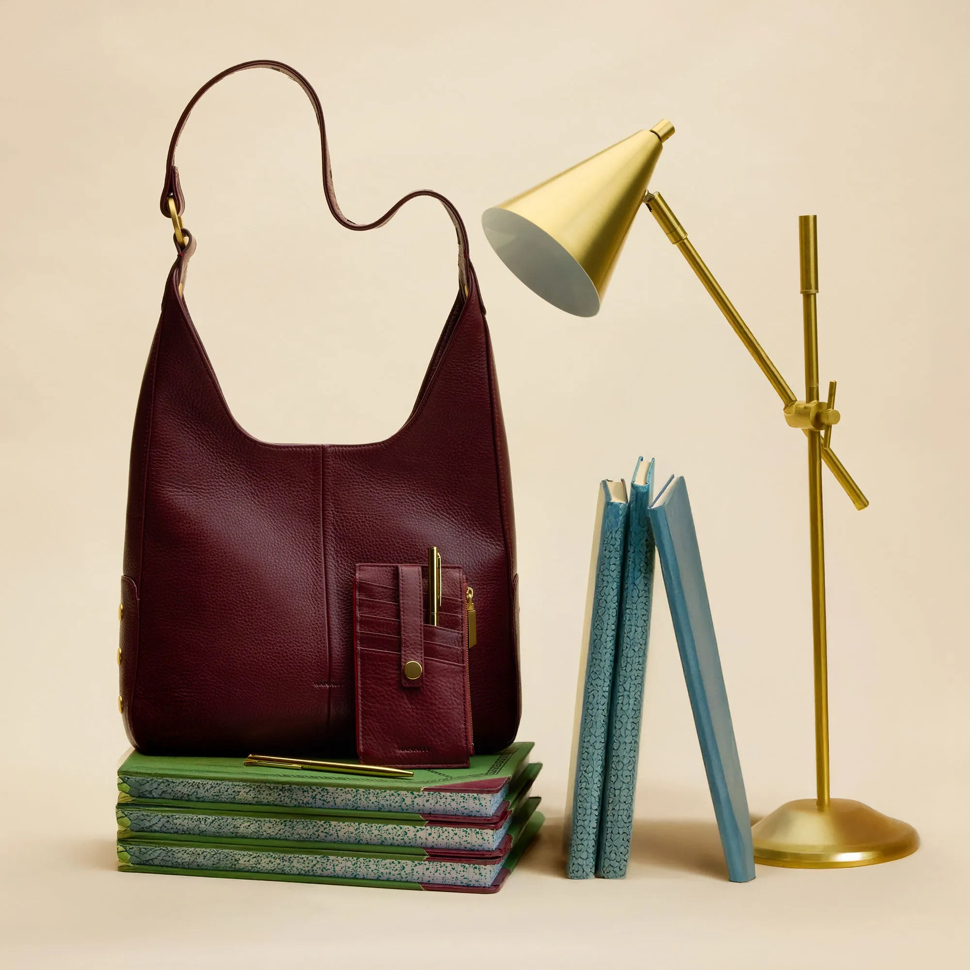 Tim | Cherrywood Pebble/Brushed Gold | Med sold by Hammitt product image thumbnail 3